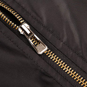 แจ็คเก็ตบอมเบอร์กันลมมีซิปสำหรับผู้ชาย, เสื้อแจ็คเก็ตบุนวมให้ความอบอุ่นสำหรับฤดูหนาว - Product Image 3