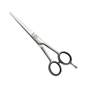 Tijeras de corte de pelo de peluquero de la mejor calidad, tijeras de corte de pelo de acero inoxidable con acabado Dall con reposapiés y anillo de goma - Product Image 2