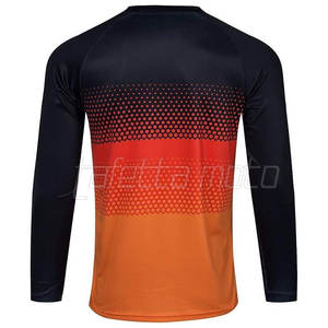 Vêtements de course de taille adulte Tissu en polyester à manches longues Design Chemise de motocross la plus vendue Équipement d'entraînement léger - Product Image 3