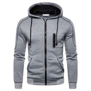 Sweat-shirts d'hiver pour hommes, fermeture éclair, 100% coton, logo et design personnalisés, écologiques, respirants, décontractés - Product Image 1