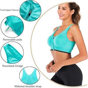 Conjunto de ropa deportiva para mujer al por mayor, Sujetador deportivo y mallas, conjunto de 5 piezas, ropa de entrenamiento de cintura alta, conjuntos de yoga y gimnasio para mujer - Product Image 3
