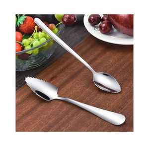 Most Selling Stainless Steel <b>Grapefruits</b> <b>Spoon</b> Stirring Coffee Creative Dessert <b>Spoon</b> 6-Pieces Excellent Quality - Product Image 2