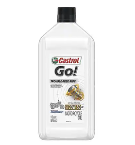 CASTRO GO 4T 20W-50 Lubrifiant automobile anti-usure, lot de 6, 1 litre, 15B650 - Product Image 1