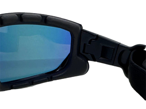 Lunettes de sécurité CE EN166 ANSI Z87.1 avec verres en polycarbonate, revêtement anti-buée/anti-rayures, protection UV 400, bandeau réglable rapide pour l'équitation - Product Image 5