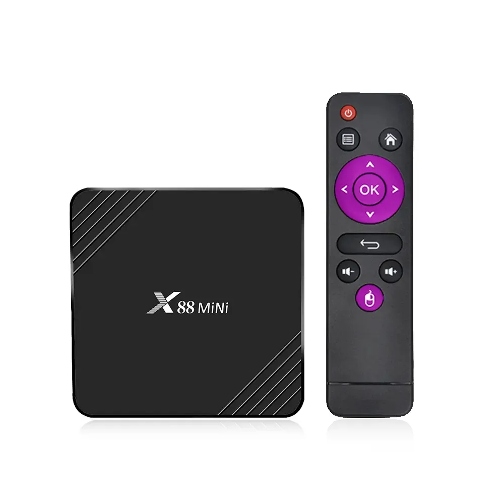 Android 9,0 Smart TV Box 5 г WIFI SHV экран Amlogic S905W Android приставка 1 + 8 ГБ 2 + 16 ГБ Онлайн IPTV с 2,4G Wifi