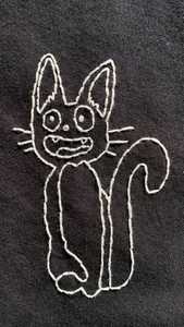 Camiseta personalizada de anime con bordado a mano de Totoro de Ghibli - Product Image 3