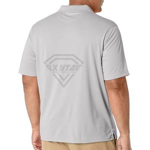 Camiseta de poliéster ligera para hombre, camiseta Polo sólida transpirable duradera para Golf tenis al aire libre, polos de talla grande - Product Image 6