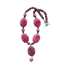 Collar de resina de estilo tradicional, joyería, cuentas de piedra - Product Image 6