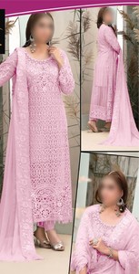 งานเย็บปักถักร้อยชุดราตรีบอลลีวูด Salwar kameez, ปากีสถานชุดที่ดีที่สุดออกแบบชุดปาร์ตี้สุภาพสตรีน้ําหนักเบา 2024 ที่ดีที่สุด