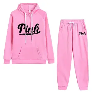 Hai Mảnh Thiết Lập Thư In Ấn Áo + Người Đàn Ông Tracksuit Áo Thun Hoodies Dây Rút Thể Thao Quần Áo Giản Dị