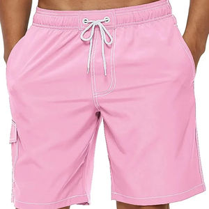 Short de plage d'été décontracté pour hommes 100% polyester maillots de bain doublure en maille maillot de bain pour hommes pour le sport bain décontracté - Product Image 1