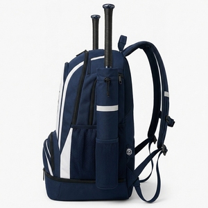 Bolsa de equipo de béisbol de alta calidad diseñada con material duradero, múltiples bolsillos, amplio espacio de almacenamiento y fácil transporte para atletas. - Product Image 3