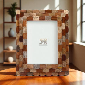 Cadre photo élégant en os incrusté fait à la main avec logo et taille personnalisables pour la décoration de maison de luxe ou collection de cadeaux uniques - Product Image 4