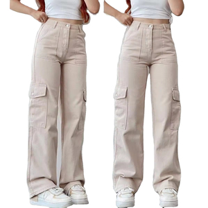 กางเกงคาร์โก้ผู้หญิงสำหรับฤดูหนาว ผ้าแคนวาสระบายอากาศ กันน้ำ ปรับแต่งโลโก้ได้ กางเกงสำหรับกิจกรรมกลางแจ้ง ลดราคา - Product Image 1