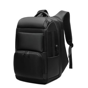 Unisex Custom Logo <b>University</b> <b>Bags</b> Backpack Hot Soft Fashion Black Waterproof with Genuine Leather Lining and Zipper Closure - Product Image 4
