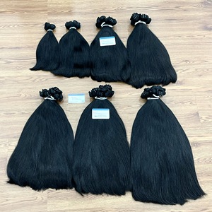 PAQUETES DE CABELLO CRUDO: Extensión de cabello humano vietnamita Cabello sin procesar Los colores negros naturales pueden decolorar y teñir - Product Image 5
