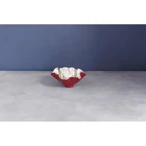 Bol en métal gravé Royal Heritage en aluminium doré pour la décoration de la salle de prière, présentoir de nourriture de mariage, grand commerce de gros Zahid - Product Image 4