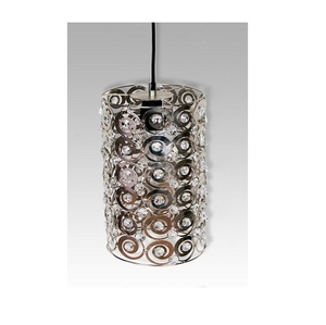 Decorative Chandelier Hanging <b>Lamps</b> Aluminum Fancy Industrial Pendant <b>Lamp</b> Living Room Modern Wholesale White Crystal & Metal - Product Image 3
