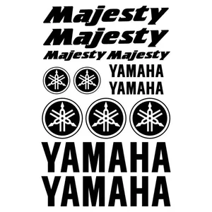 Juego de Etiquetas Impermeables para Yamaha Majesty, Etiquetas Completas para Garaje y Depósito para Almacenamiento Principal - Product Image 1