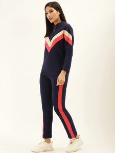 Tenue de sport personnalisée pour femmes Tenue d'entraînement Élasticité Vêtements de yoga avec survêtements multicolores 2 pièces pour la maternité d'hiver - Product Image 3