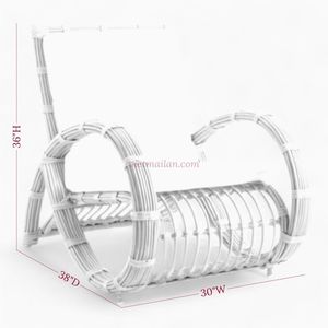 Chaise longue en rotin Fauteuil en rotin Chaise de salle à manger en rotin de haute qualité et à bon prix pour mariage intérieur et extérieur - Product Image 5