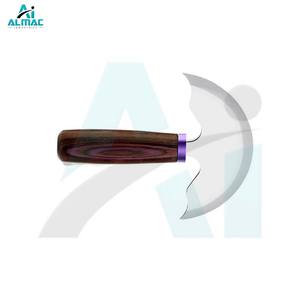 มีดตัดหนังสแตนเลส ALMAC ระดับมืออาชีพ ออกแบบมาเพื่อการตัดแต่งหนังอย่างเรียบเนียนและสะอาด รวมถึงเข็มขัดและกระเป๋า - Product Image 2