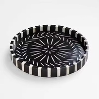 Plateau de service en résine époxy, plateau artisanal en résine, utilisé dans l'hôtel et à la maison, artisanat personnalisé, best-seller par Alliance craft