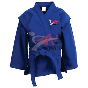 Uniformes profesionales Sambo 100% algodón Sambo uniforme artes marciales Karate ropa con logotipo personalizado - Product Image 1