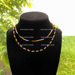 Collar de cuentas de collar de resina de Ángel hermoso pulido alto personalizado para damas joyería collares de joyería de moda - Product Image 5