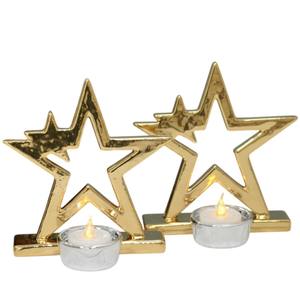 Modern Style Handcrafted Aluminium Gold Reindeer Tealight Candle Holder <b>For</b> Home Decor Festive <b>Christmas</b> <b>Table</b> Decoration & <b>Gift</b> - Product Image 3