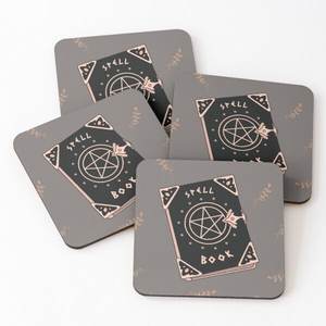 Posavasos de madera con estampado de esmalte de tendencia, juego de posavasos antideslizantes con esmalte impreso, juego de posavasos de alta calidad al precio más bajo - Product Image 3