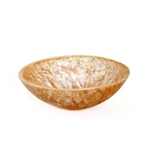 Tazón de latón para servir comida y fruta de gran capacidad hecho a mano decorativo de mesa para decoración del hogar de alta calidad - Product Image 3