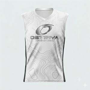 Camiseta sin mangas de punto con cuello en V para hombre, sublimación, fitness, culturismo, secado rápido, antiencogimiento, transpirable, corte regular - Product Image 6