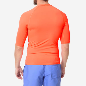 Haut de gymnastique à séchage rapide et à manches longues en tissu tricoté pour la course à pied pour hommes - Product Image 4