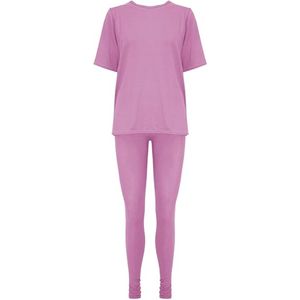 Haute qualité 100% coton femmes survêtement plaine surdimensionné deux pièces survêtement pour dames Jogging porter des vêtements de formation Service OEM - Product Image 1