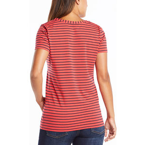 Camisetas de Verano para Mujer, Estilo Casual, Holgadas, Transpirables, con Apliques, de Algodón/Poliéster, Ecológicas - Product Image 6