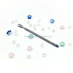 Empujador de Cutículas Profesional Reutilizable de Acero Inoxidable de Doble Punta, Removedor de Piel Muerta, Limpiador de Uñas para Manicura y Pedicura - Product Image 2