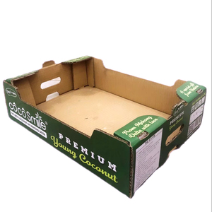 48*34*10 Size Coconut Export Corrugated Carton Box 5-Layer Thick Recycled Paper Offset Printing Wholesale Packaging Shipping - Product Image 1