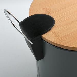 Pattumiera a Pedale ADONIS Antracite Opaco 5L - Product Image 2