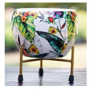 Article ménager, pot de fleurs en métal émaillé de haute qualité, design le plus récent, pour l'extérieur ou l'intérieur, article de décoration - Product Image 3