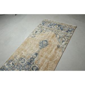 3x10,2 ft Turkish Vintage Rug, Runner Rug, <b>Brown</b> <b>Wool</b> Rug - Product Image 5