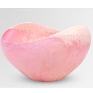 Saladier en bois rond fabriqué à la main de haute qualité résine hautement polie pour soupe nouilles ustensile de service ustensiles de cuisine pour l'utilisation du riz - Product Image 1