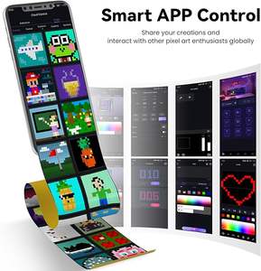 64X64 Bluetooth Verbinding <span class=keywords><strong>Led</strong></span> Display <span class=keywords><strong>Diy</strong></span> Paneel Wandgemonteerde Tafel Decor <span class=keywords><strong>Led</strong></span> Scherm Rgb <span class=keywords><strong>Led</strong></span> Pixel Matrix Voor Decoratie - Product Image 2
