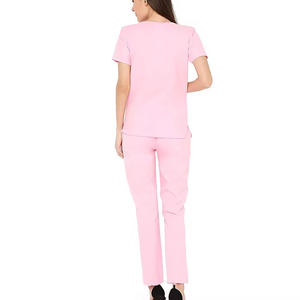 Ensemble de gommage en toile pour femmes en gros de haute qualité/gommages pour hôpitaux médicaux d'été/100% coton - Product Image 2