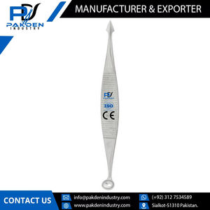 Extracteur de comédons Saalfeld en acier inoxydable de haute qualité 100%/extracteur de comédons Saalfeld avec logo personnalisé - Product Image 3