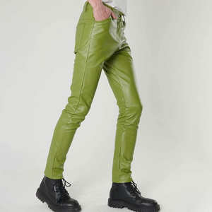 กางเกงจ็อกเกอร์สำหรับผู้ชายกางเกงจ็อกเกอร์หนังเทียมน้ำหนักเบาดีไซน์ใหม่ล่าสุด2025 - Product Image 3