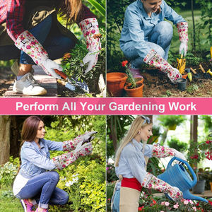 Gants de jardinage en cuir à manches longues pour les roses, les cactus, les épines et les tâches de jardinage difficiles PAR AMAZING INDUSTRIES - Product Image 6