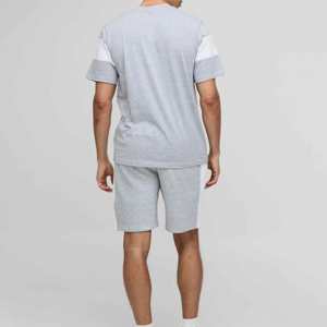 Ensemble short t-shirt personnalisé survêtement vêtements d'été pièce 2 t ensemble chemise et short pour hommes - Product Image 5