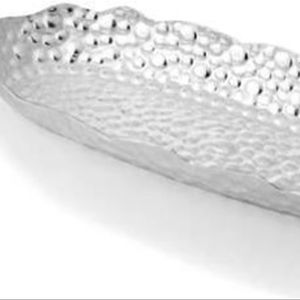 Bandeja de servicio de latón única para restaurantes de Hotel en casa, vajilla y mesa, Color plateado, bandejas de servicio de té de latón de alta calidad - Product Image 1