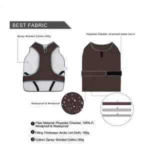 Haute qualité imperméable chaud chien manteaux grand petit chien manteau veste automne hiver vêtements pour animaux de compagnie vêtements - Product Image 3